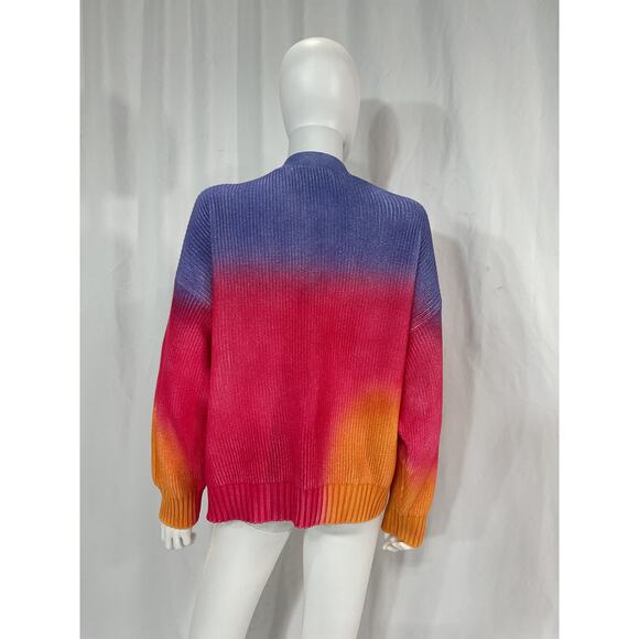 Msgm 'Sunset' Blue Cardigan Size M - Picture 3 of 5